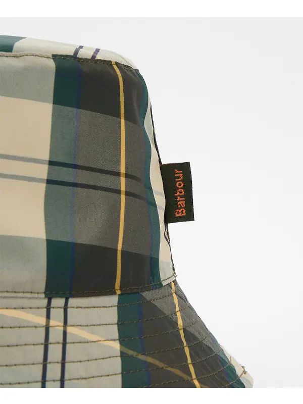 Barbour Men's Hutton Reversible Bucket Hat - Fern/Ancient Image 7