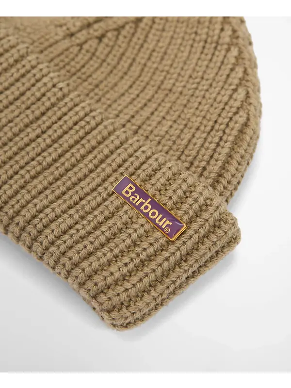 Barbour Men's Mosely Fisherman Beanie - Mushroom Image 2
