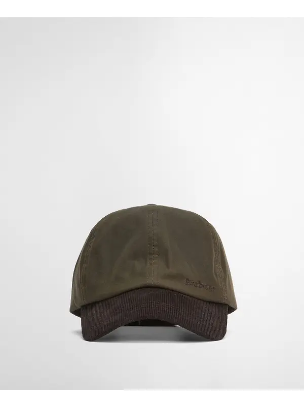 Barbour Men's Ashby Cap - Olive/Brown Image 3