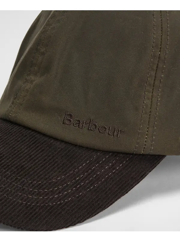 Barbour Men's Ashby Cap - Olive/Brown Image 6
