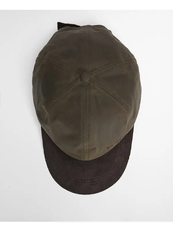 Barbour Men's Ashby Cap - Olive/Brown Image 7