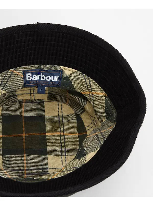 Barbour Men's Field Wax Bucket Hat - Sage Image 6
