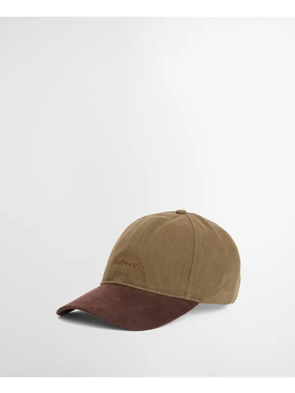 Barbour Men's Langdale Cap - Olive/Brown Image 11
