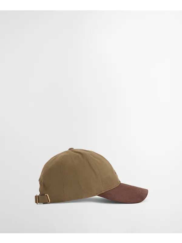 Barbour Men's Langdale Cap - Olive/Brown Image 4
