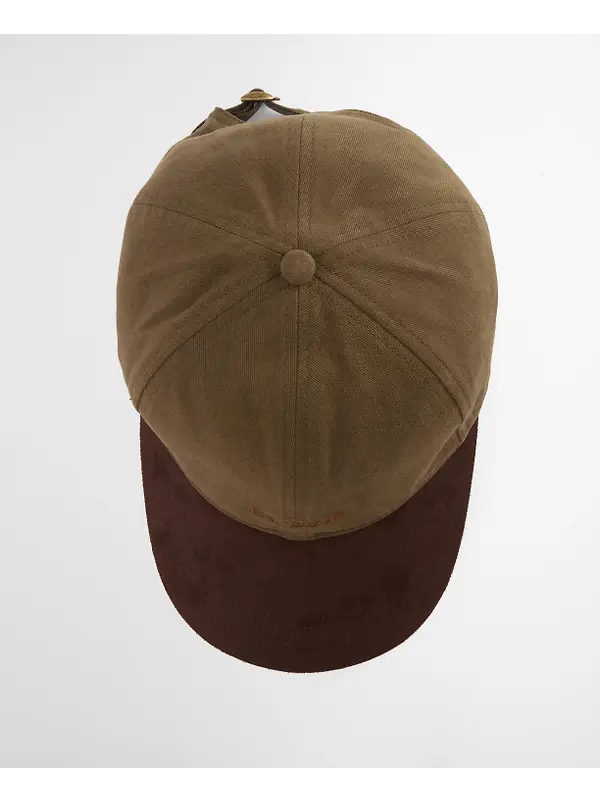 Barbour Men's Langdale Cap - Olive/Brown Image 6