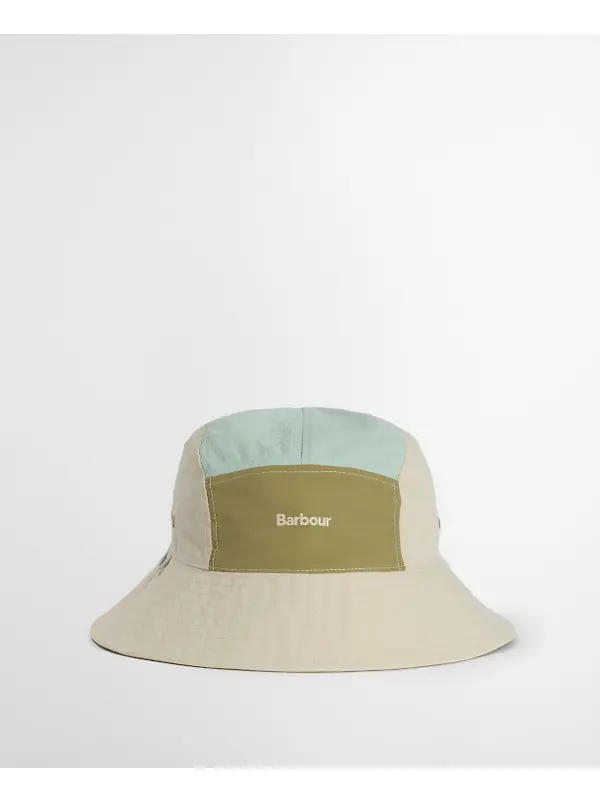 Barbour Men's Festival Reversible Bucket Hat - Bleached Olive Image 5