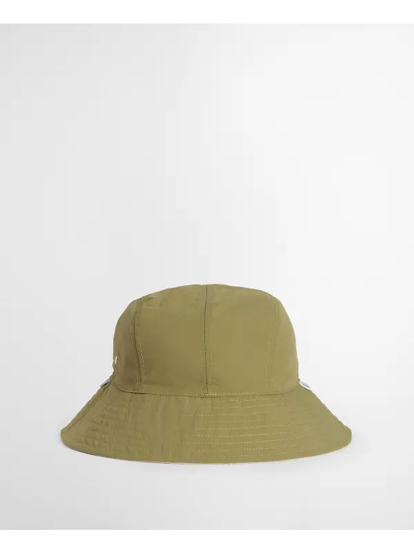 Barbour Men's Festival Reversible Bucket Hat - Bleached Olive Image 7