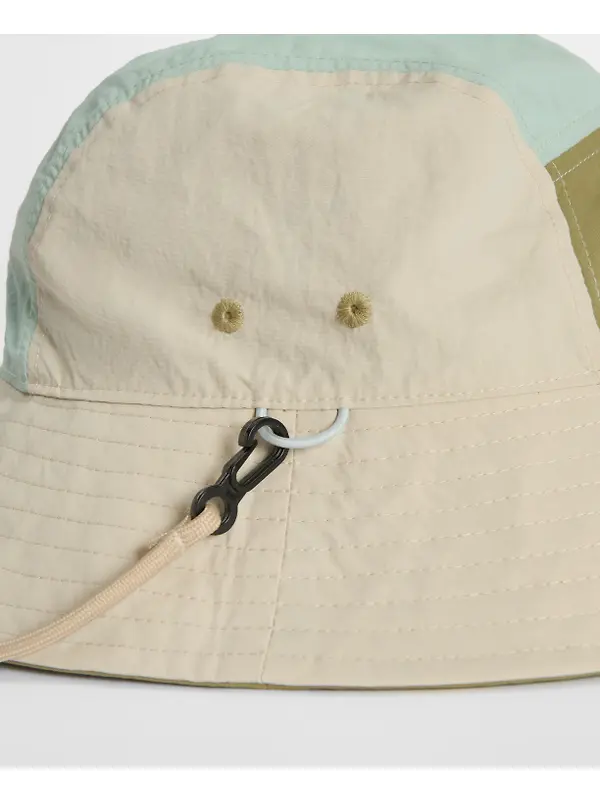 Barbour Men's Festival Reversible Bucket Hat - Bleached Olive Image 10