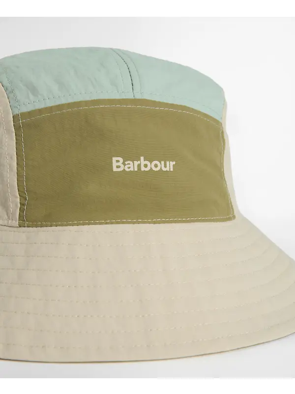 Barbour Men's Festival Reversible Bucket Hat - Bleached Olive Image 11
