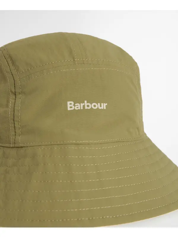 Barbour Men's Festival Reversible Bucket Hat - Bleached Olive Image 12
