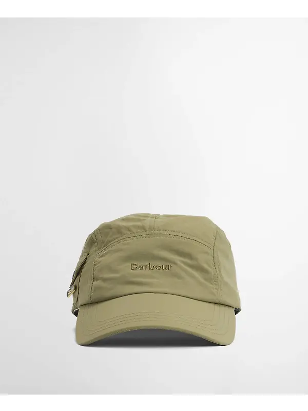 Barbour Men's Festival Pocket Cap - Bleached Olive Image 2