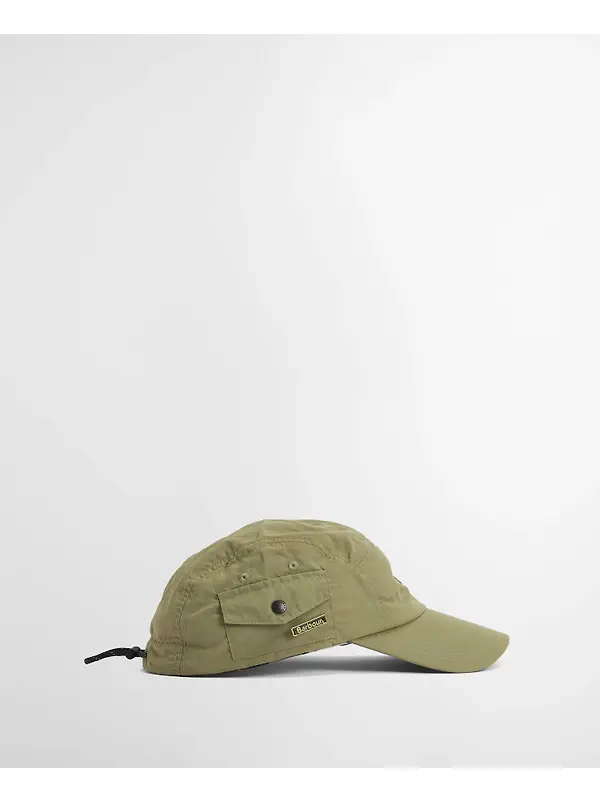 Barbour Men's Festival Pocket Cap - Bleached Olive Image 4