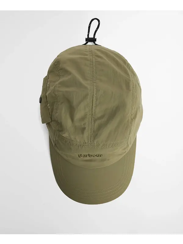 Barbour Men's Festival Pocket Cap - Bleached Olive Image 5