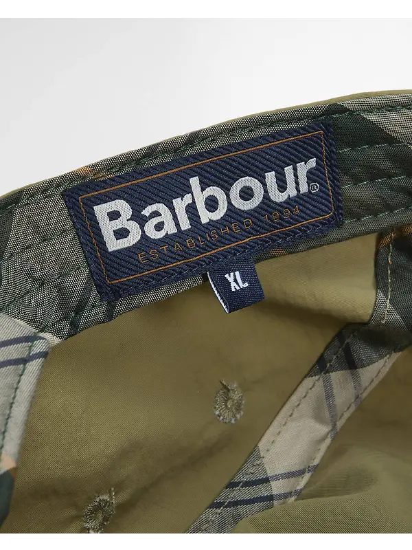 Barbour Men's Festival Pocket Cap - Bleached Olive Image 9