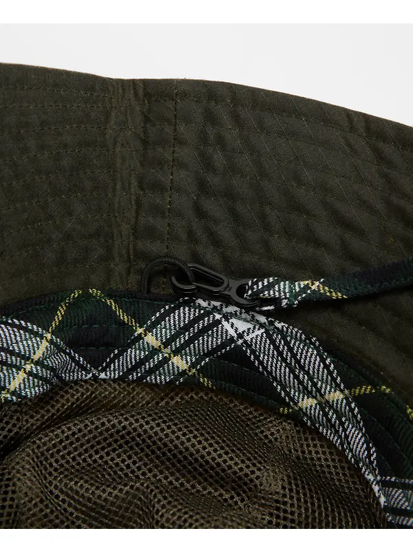 Barbour Men's Spectator 6 Panel Bucket Hat - Green Image 10
