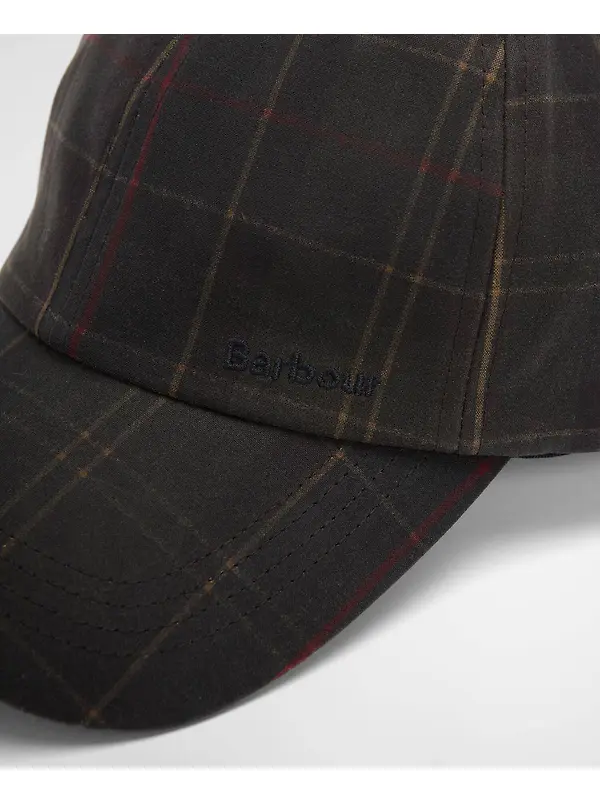 Barbour Men's Haydon Tartan Cap - Dark Classic Tartan Image 3