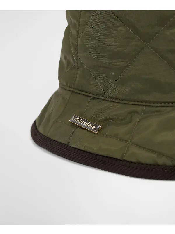 Barbour Men's Liddesdale Reversible Bucket Hat - Olive / Shadow Classic Tartan Image 2