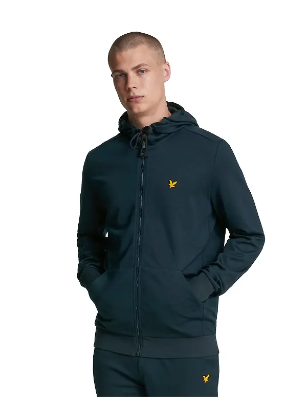 Lyle & Scott Men's Sports Full-Zip Hoodie - Dark Navy Image 1