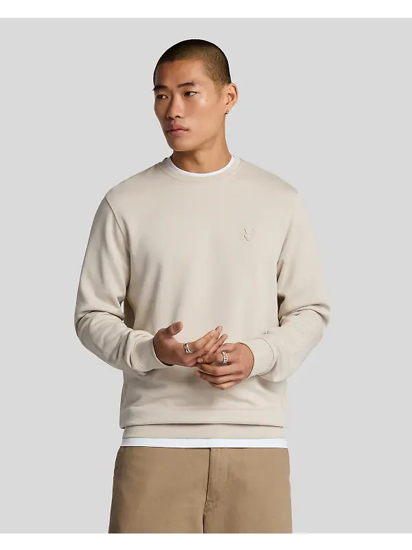 Lyle & Scott Men's Superfine Crew Neck Sweatshirt - Cove Image 2