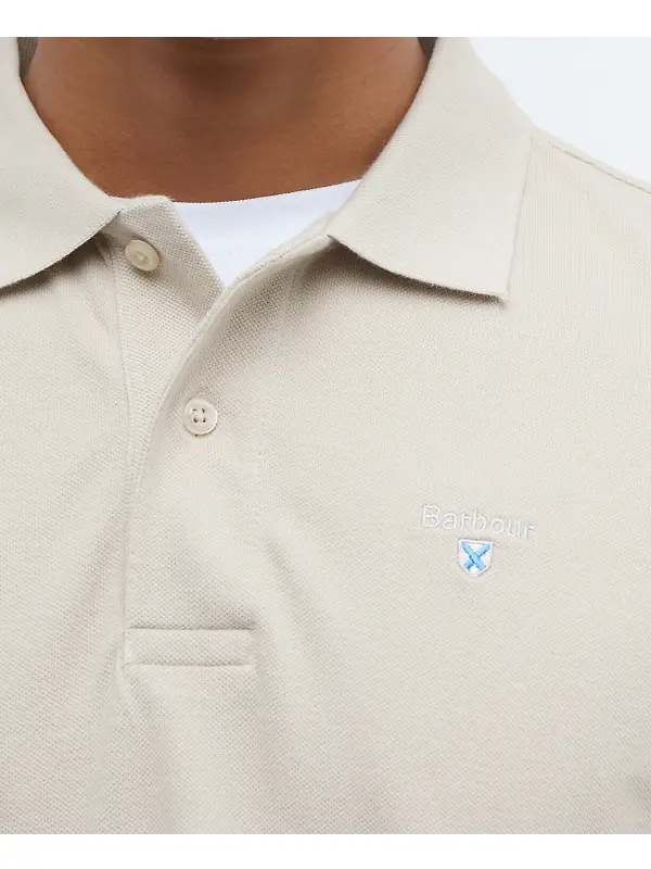 Barbour Men's Sports Short-Sleeved Polo Shirt - Mist Image 6