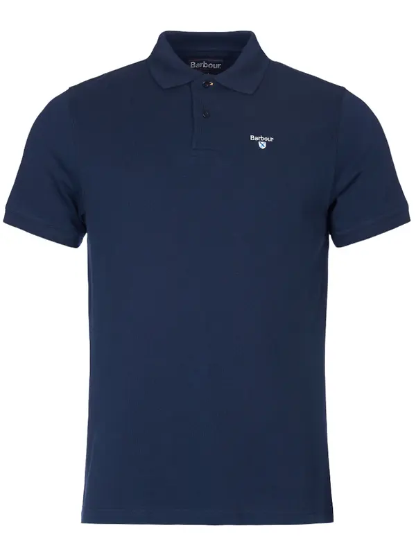 Barbour Men's Sports Polo Shirt - Navy Image 1