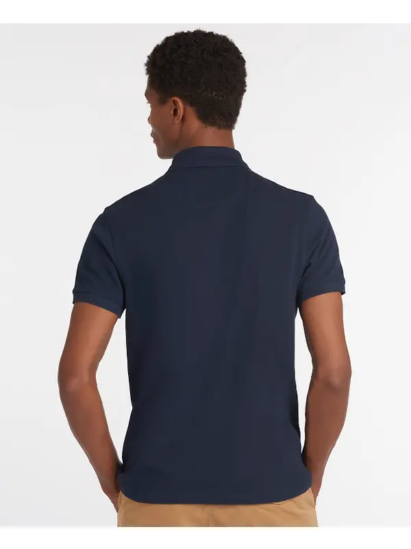 Barbour Men's Sports Polo Shirt - Navy Image 3
