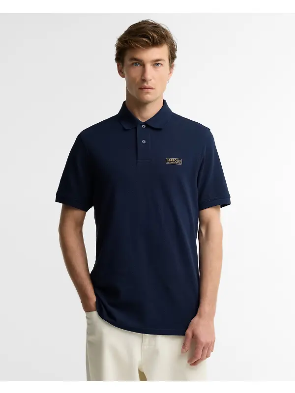 Barbour International Men's Essential Polo Shirt - Navy Blazer Image 2