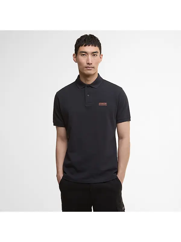 Barbour International Men's Essential Polo Shirt - Dark Navy Image 2