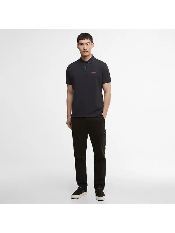 Barbour International Men's Essential Polo Shirt - Dark Navy Image 3