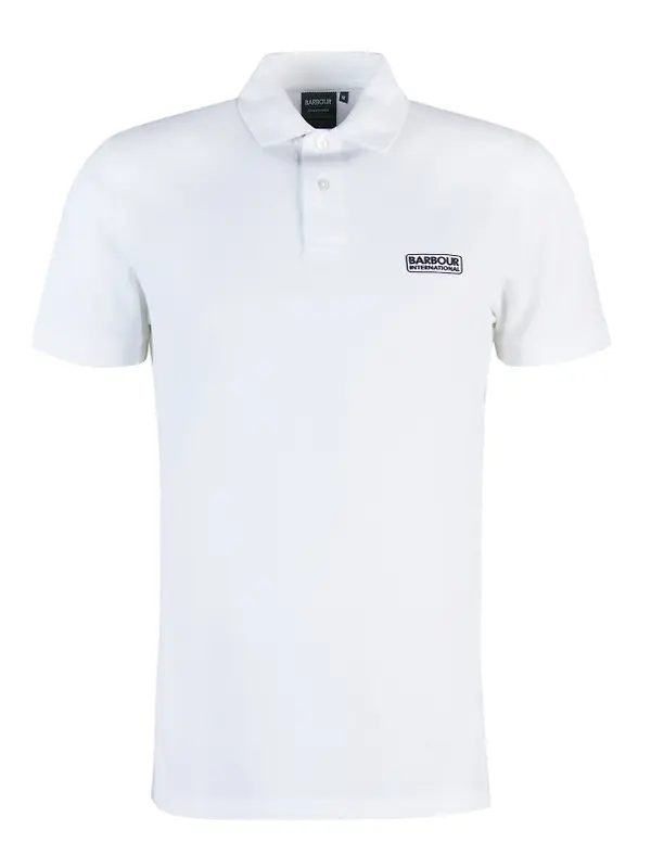 Product image of Barbour International Men's Essential Polo Shirt - White