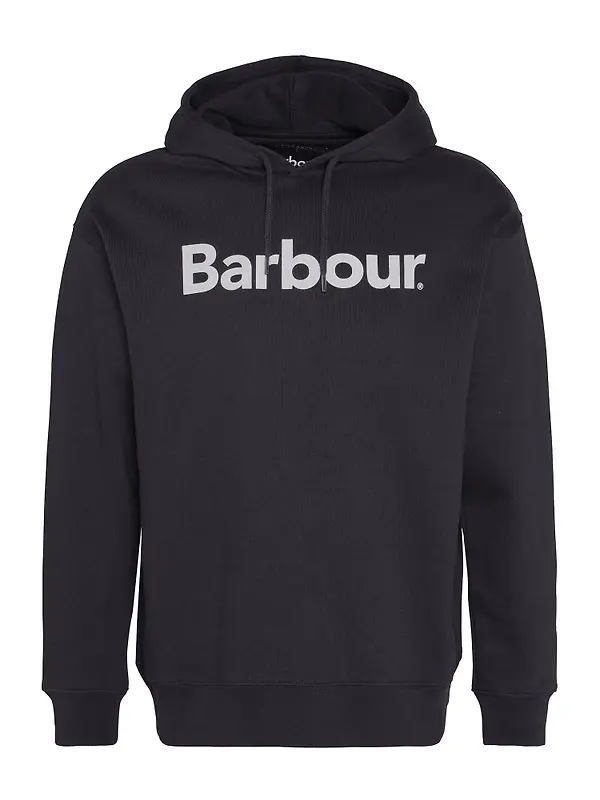 Product image of Barbour Men's Brushed Nicholas Oversized Hoodie - Black