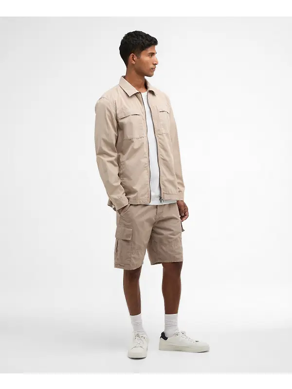 Barbour Men's Glendale Overshirt - Concrete Image 3