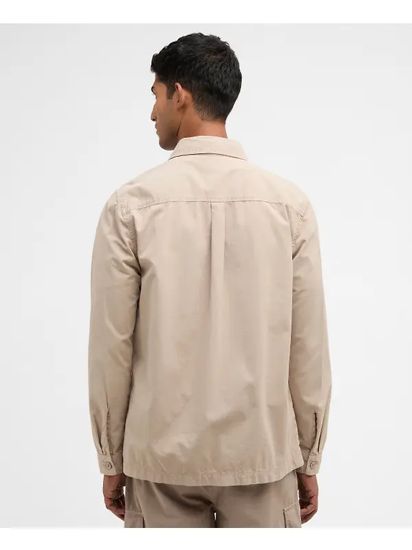 Barbour Men's Glendale Overshirt - Concrete Image 4