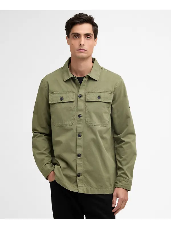 Barbour International Men's Arlo Overshirt - Burnt Olive Image 2