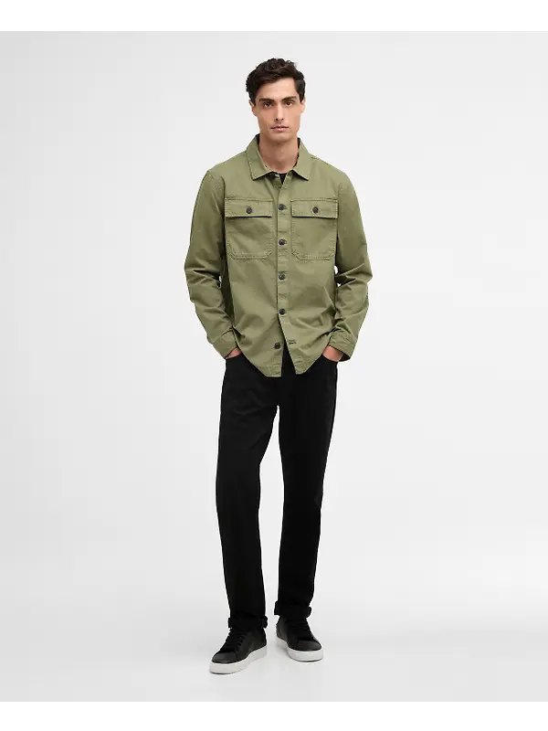 Barbour International Men's Arlo Overshirt - Burnt Olive Image 3