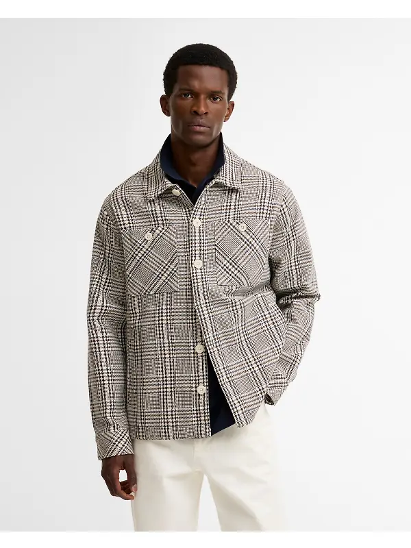 Barbour Men's Alderney Overshirt - Whisper White Image 2