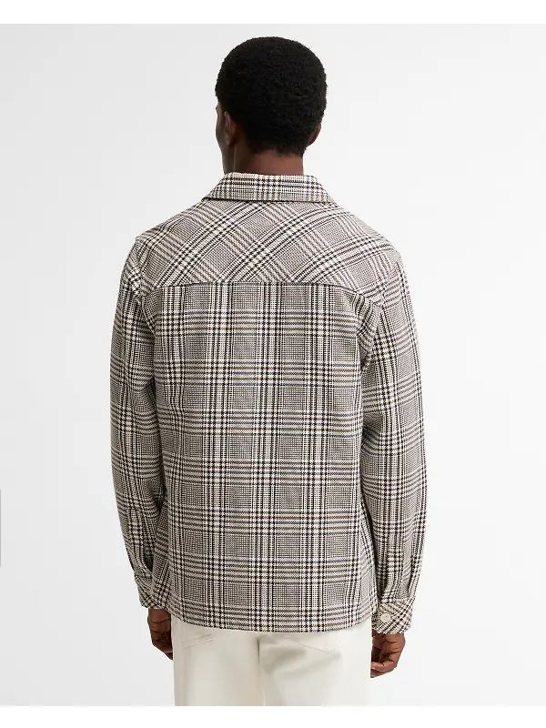 Barbour Men's Alderney Overshirt - Whisper White Image 4