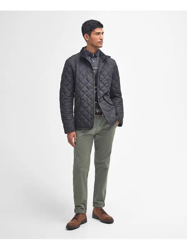 Barbour Men's Chelsea Quilted Jacket - Black Image 3