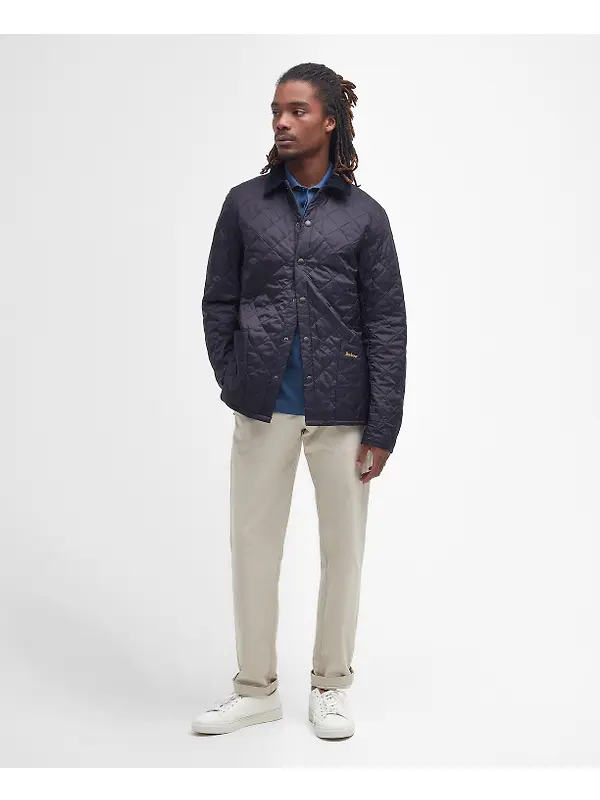 Barbour Men's Heritage Liddesdale Quilted Jacket - Navy Image 3