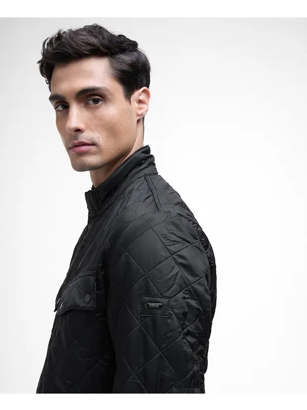 Barbour International Men's Ariel Polarquilt Jacket - Black Image 5