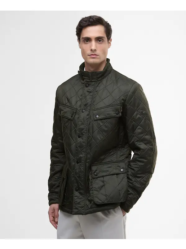 Barbour International Men's Ariel Polarquilt Jacket - Sage Image 2