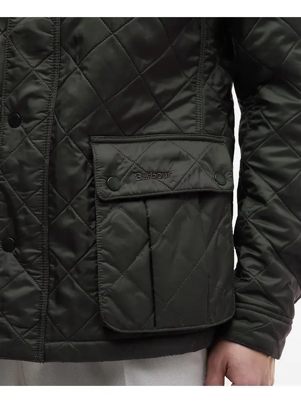 Barbour International Men's Ariel Polarquilt Jacket - Sage Image 8