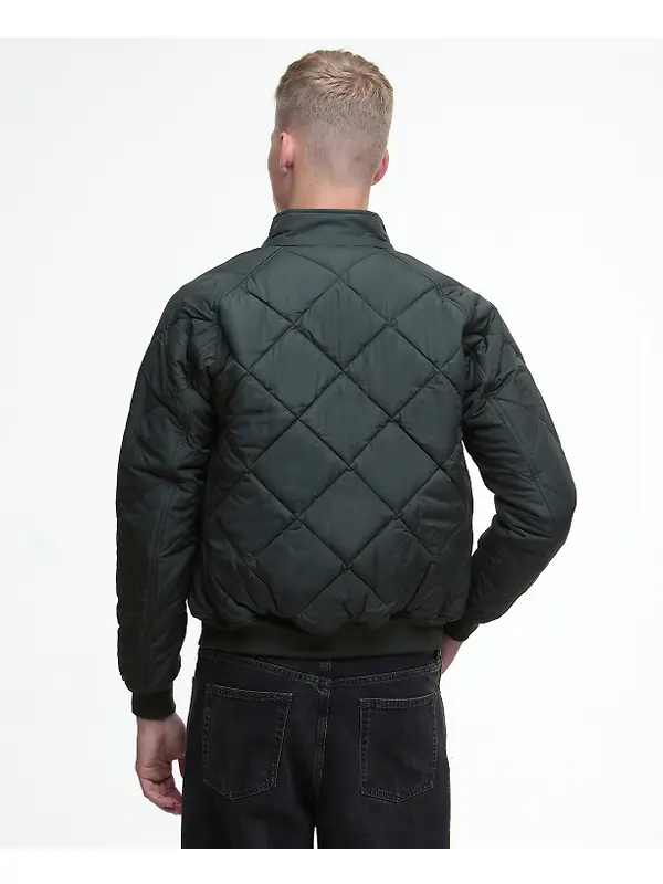 Barbour International Men's Steve McQueen Merchant Quilted Jacket - Sage Image 4