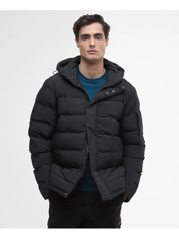Barbour International Men's Daleson Puffer Jacket - Black Image 2