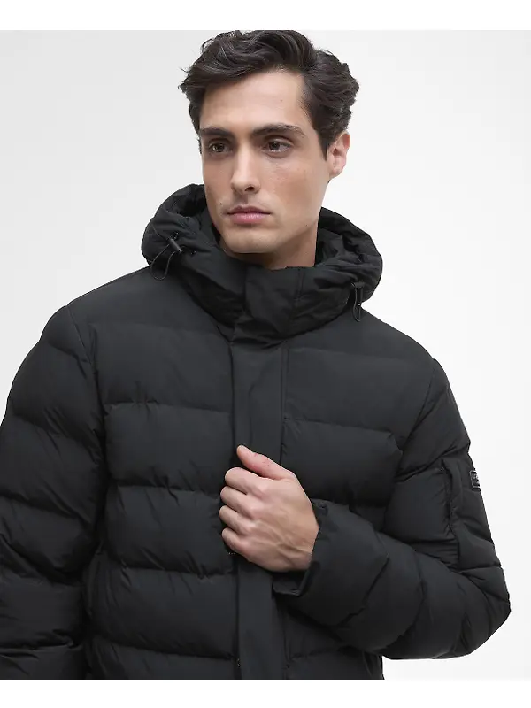 Barbour International Men's Daleson Puffer Jacket - Black Image 5