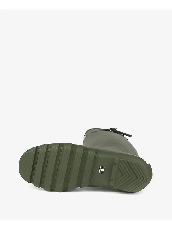 Barbour Men's Bede Tall Wellingtons - Olive Image 5