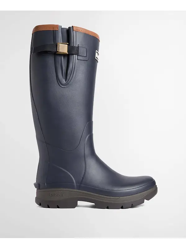 Barbour Men's Tempest Wellingtons - Navy / Black Image 2