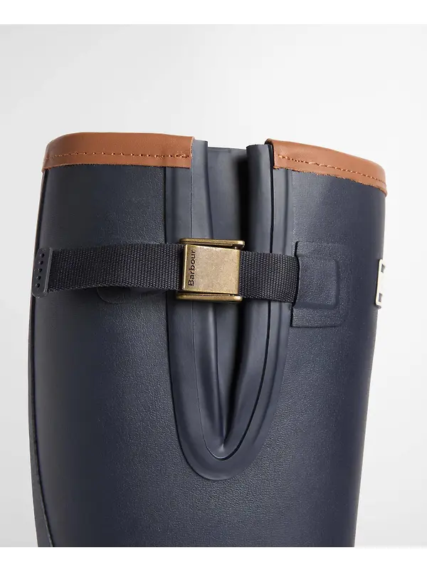 Barbour Men's Tempest Wellingtons - Navy / Black Image 4