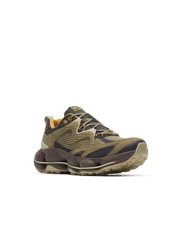 Merrell Men's Speedarc Matis Leather Waterproof Trainers - Loden Image 3