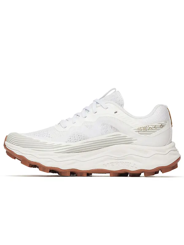 Merrell Women's Agility Peak 6 Trainers - White/Gum Image 4